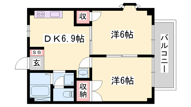 プチメゾンの間取り