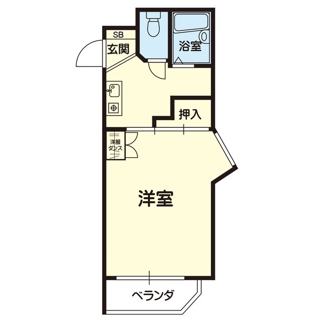 アレグリア黒髪の間取り