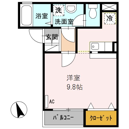 サニーコートオオクボの間取り