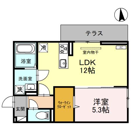 クロッシア住吉町の間取り