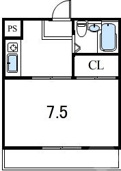 聚楽PATIOの間取り