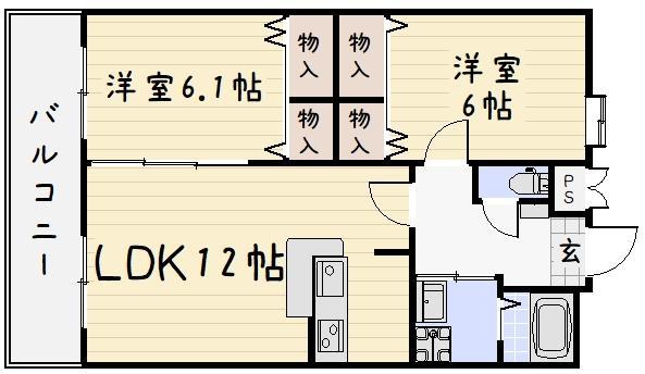 パークサイドハイツの間取り