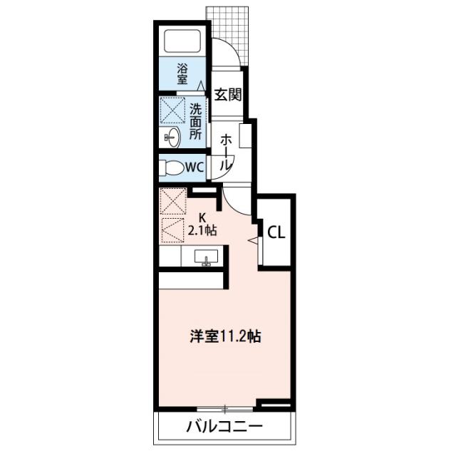 エスポワールI（西之島）の間取り