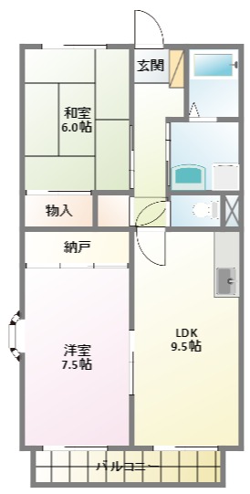 日管ハイム第７の間取り