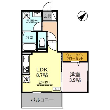 フロレゾン醍醐の間取り