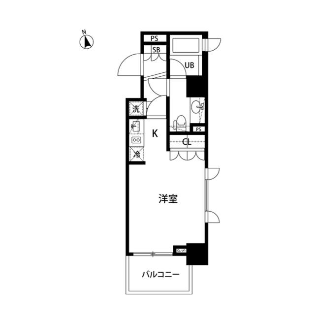 セントラル銀座の間取り