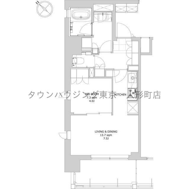 ディームス日本橋水天宮の間取り