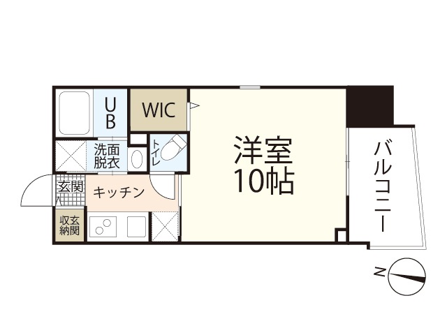 広島市西区天満町のマンションの間取り