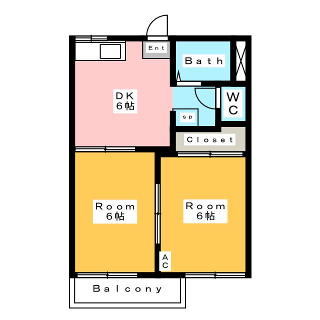 ドエル堂開道の間取り