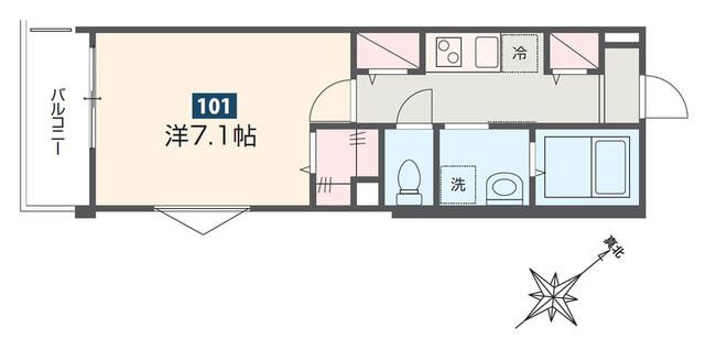 MELDIA鷲宮の間取り