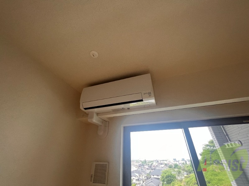 その他設備　エアコンも設置されております。毎日の暮らしが快適になりますね