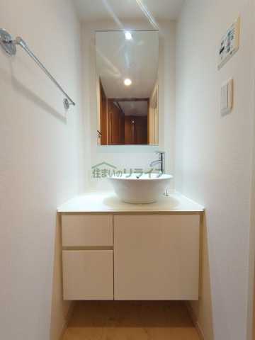 洗面設備　※参考写真です。同じ間取りの別部屋になります。