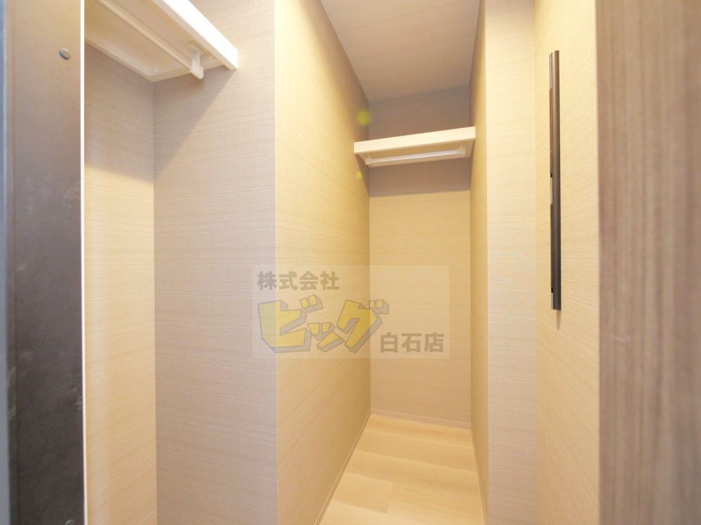 収納　広々ウォークインクローゼット完備しています♪