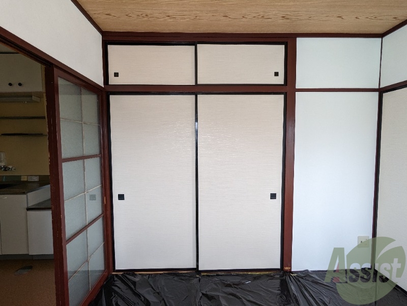 収納　収納は広々した押し入れタイプ。なんでもしまえそうです。