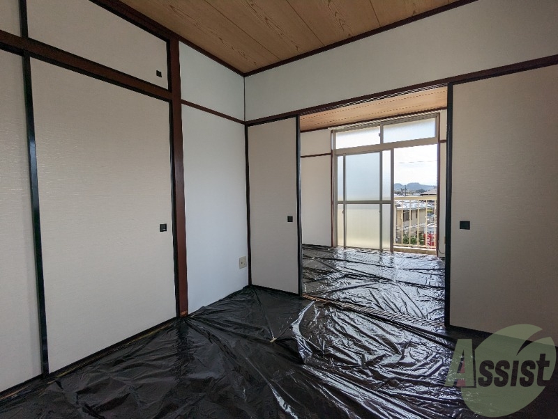 その他部屋・スペース　畳の二部屋続きで広々として開放感がありました。