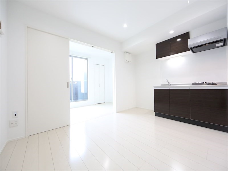 居室・リビング　ＬＤＫ8.1帖　洋室4.9帖　つなげても仕切っても使えます