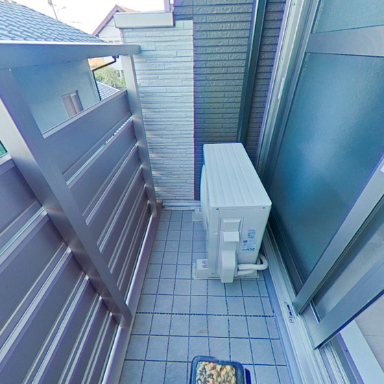 バルコニー　※別部屋の写真です