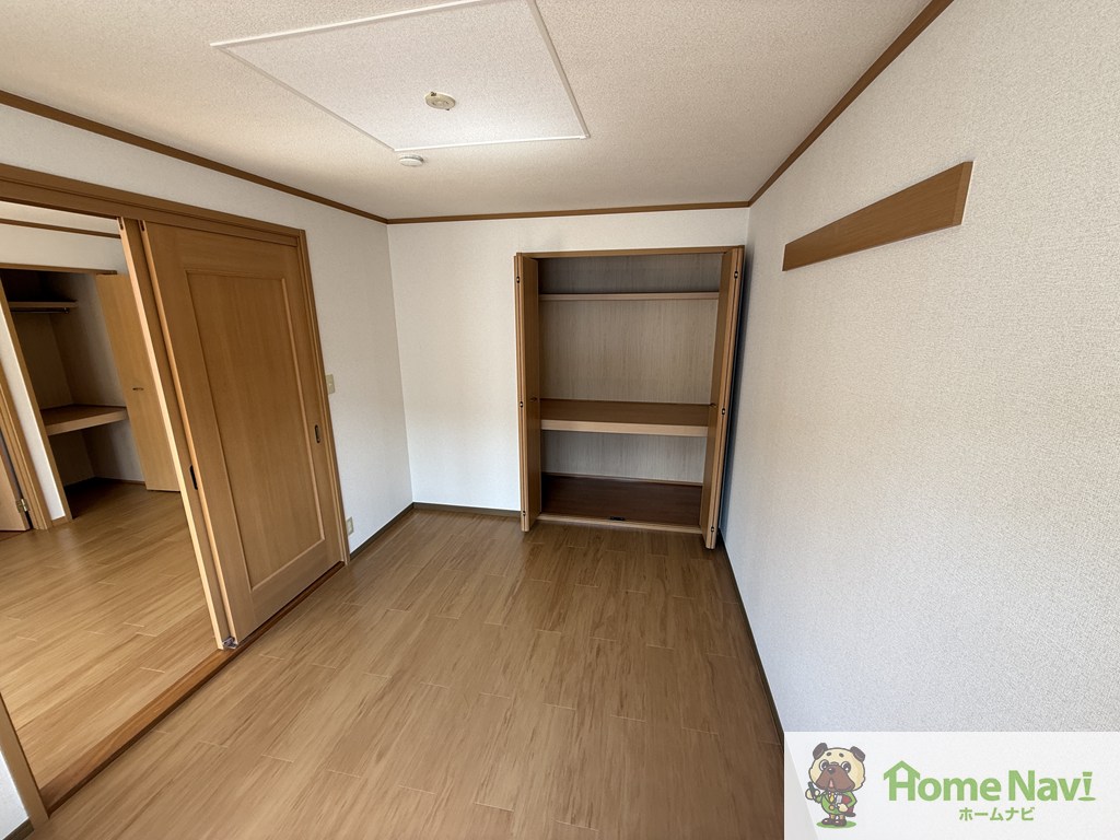 収納　大きな収納で、荷物もすっきり片付きます