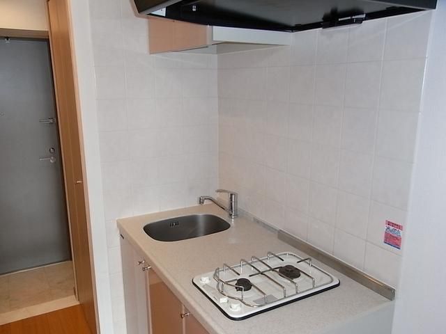 キッチン　２口ガスコンロ付きキッチン