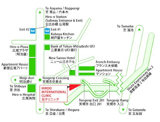 病院　広尾インターナショナルクリニック（病院）まで229m