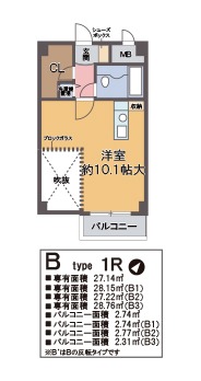 ホープ芦屋の間取り写真
