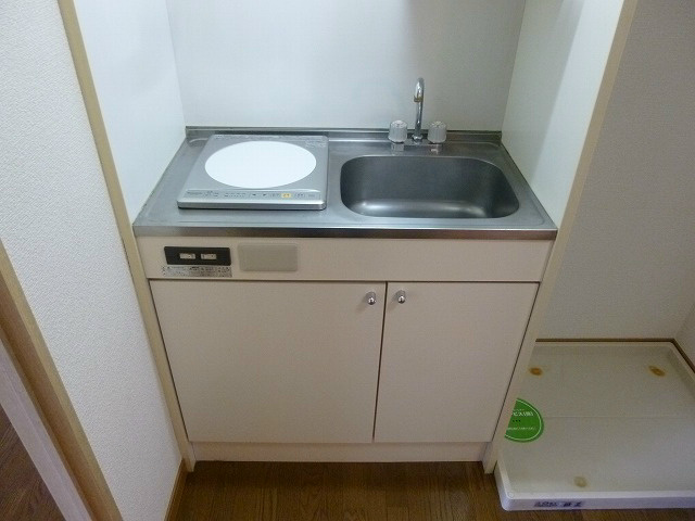キッチン　写真は別号室です。
