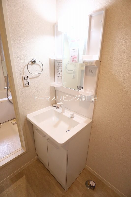 洗面設備　201号室写真
