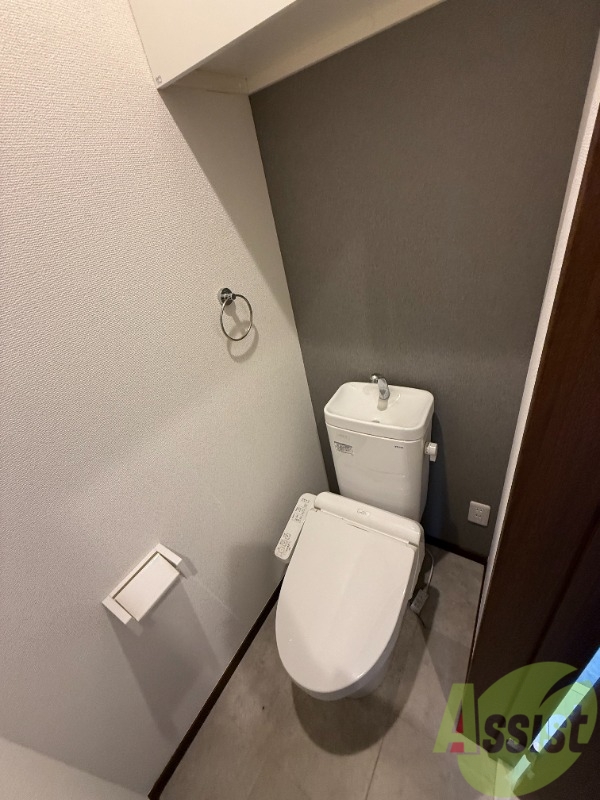 トイレ　トイレはこちらです。シンプルで使いやすそうですね。