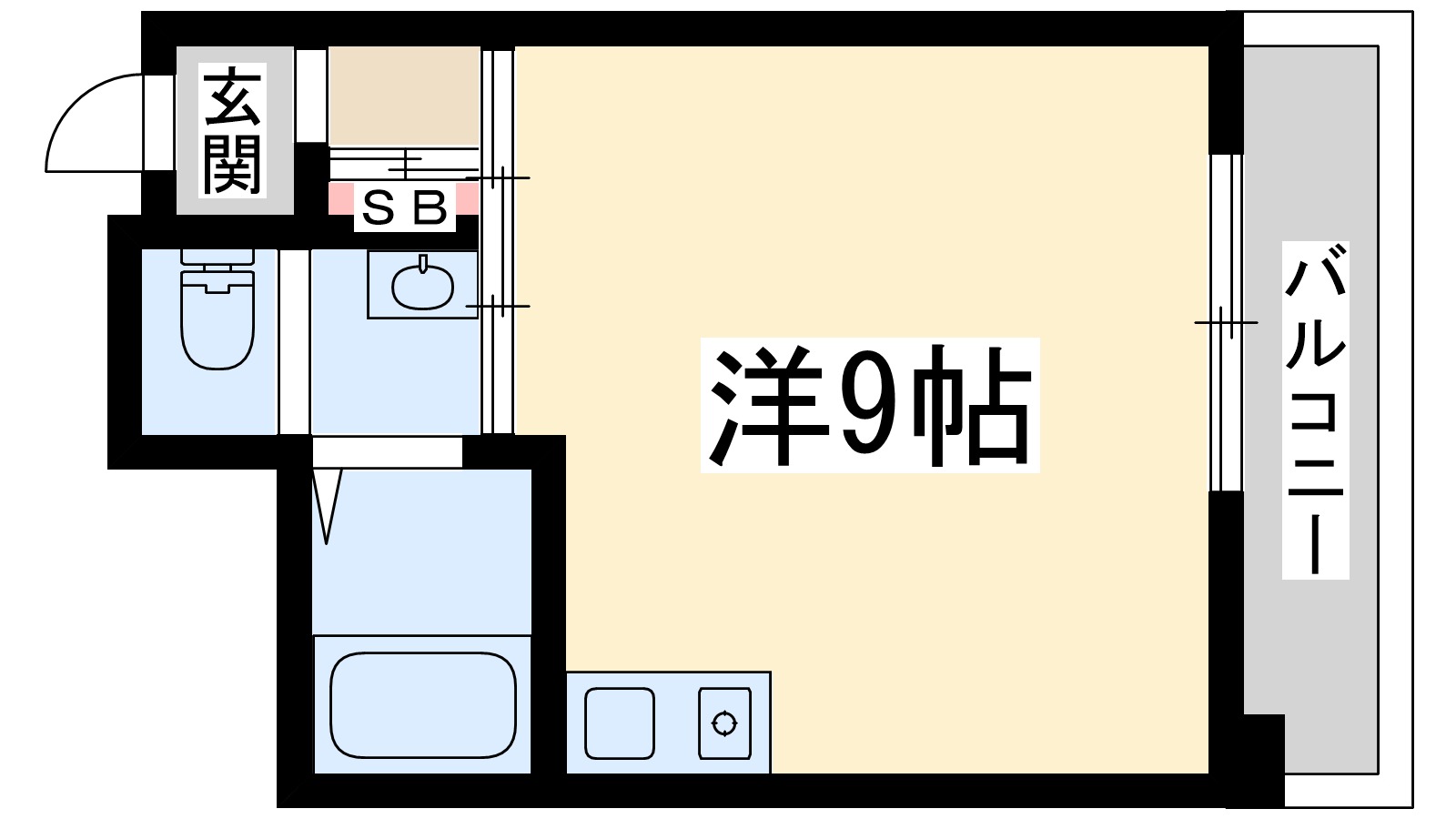 地下鉄御堂筋線 新大阪駅 徒歩6分 11階建 築32年の間取り写真