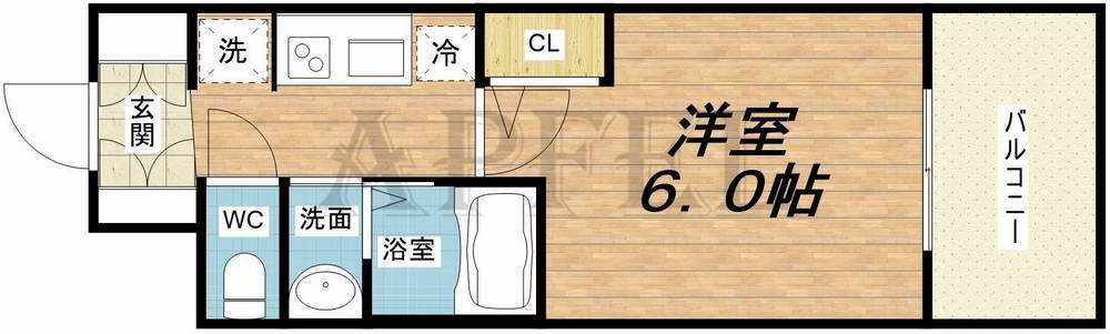 エステムコート大阪WESTIIの間取り写真