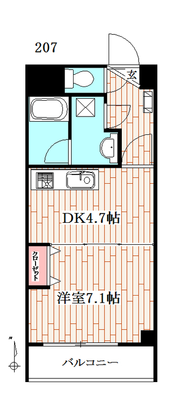 パラッツオ西府の間取り写真