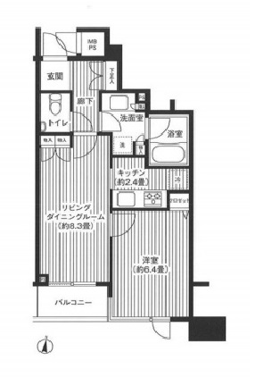 HF白金高輪レジデンスの間取り