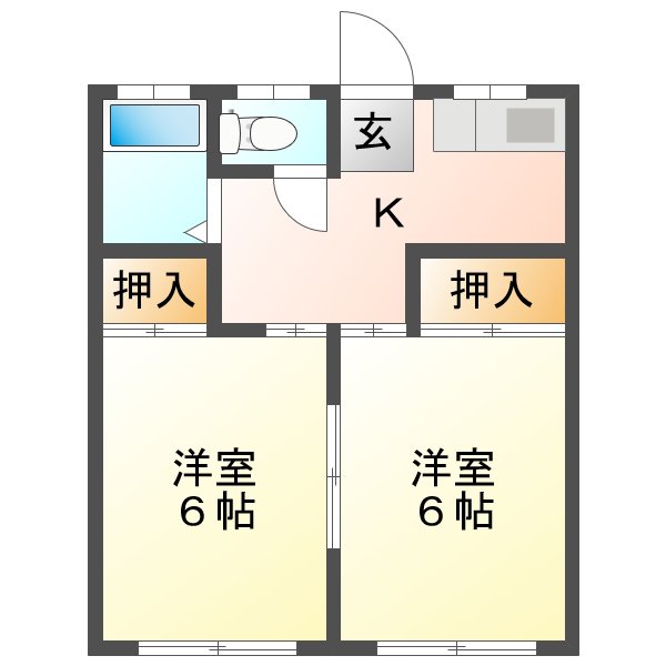 新藤シティハイツの間取り