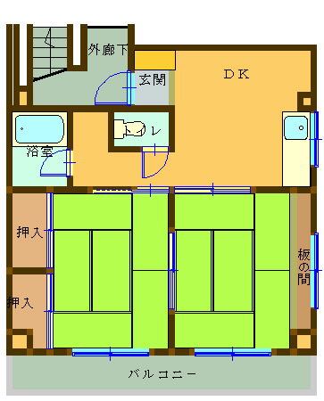 尾野（おの）マンションの間取り