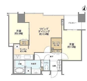 大崎ウエストシティタワーズEASTの間取り