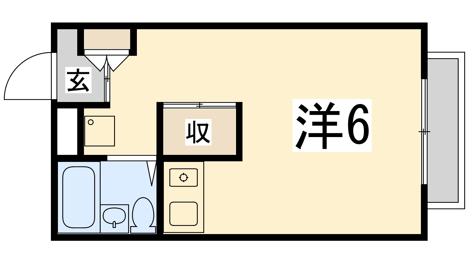 パレス苫編3番館の間取り