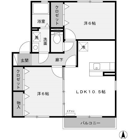 グランディールＭ　IIIの間取り