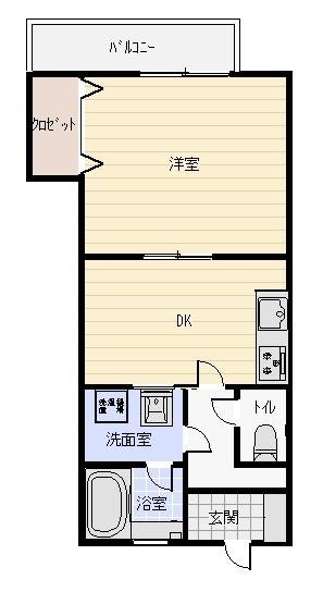 メゾンルーブＥ棟の間取り