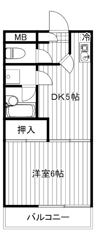 ノースランド国立の間取り