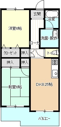 みづち愛宕マンションの間取り