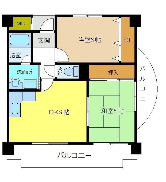 スイートピーヒルＴＫの間取り