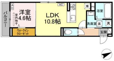 D-residence川口Aの間取り