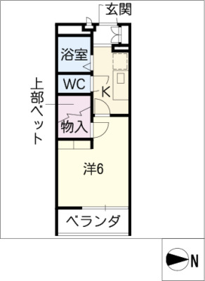 レオパレスＫＡＧＯＨＡＲＡの間取り