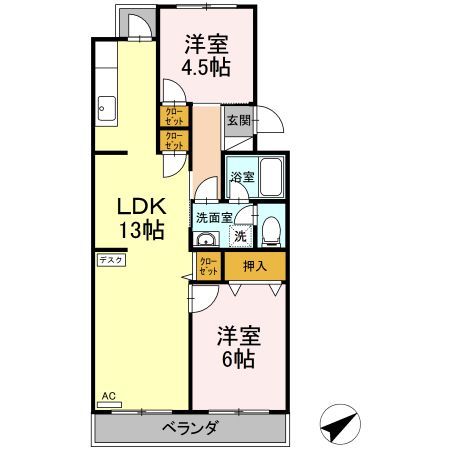 プレジデントタカヤの間取り