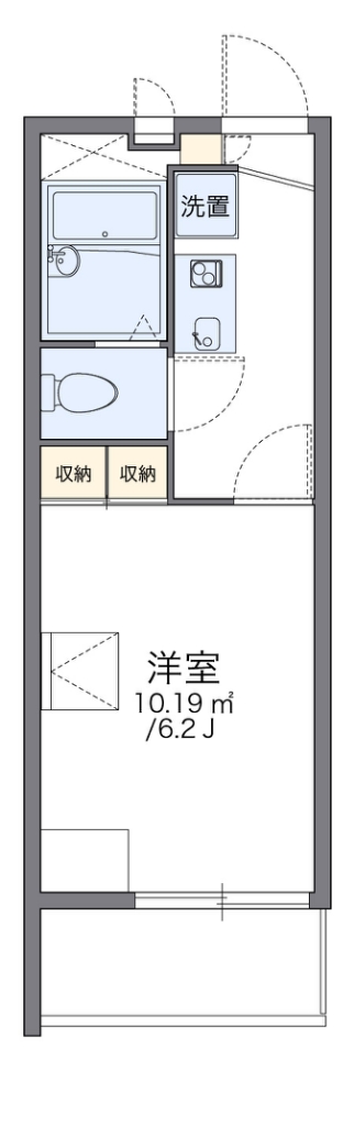 レオパレスラ・テールの間取り