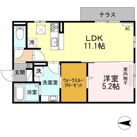 【シャーロットダイアナの間取り】