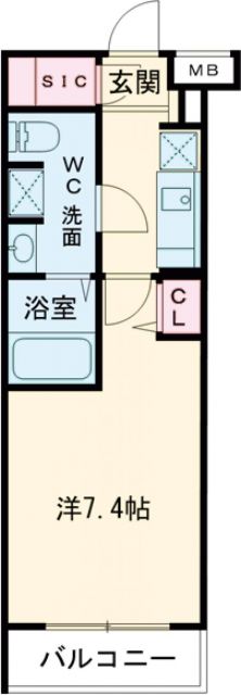 葛飾区立石のマンションの間取り