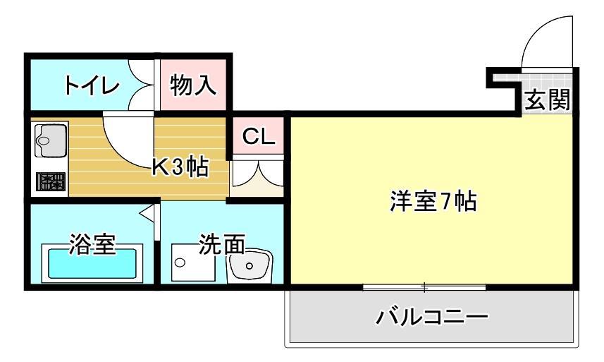 サニーガーデン宮北の間取り