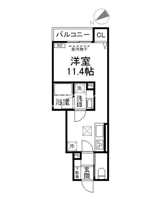 フルール上賀茂の間取り