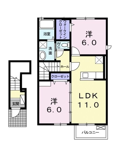 サンパティオIIの間取り